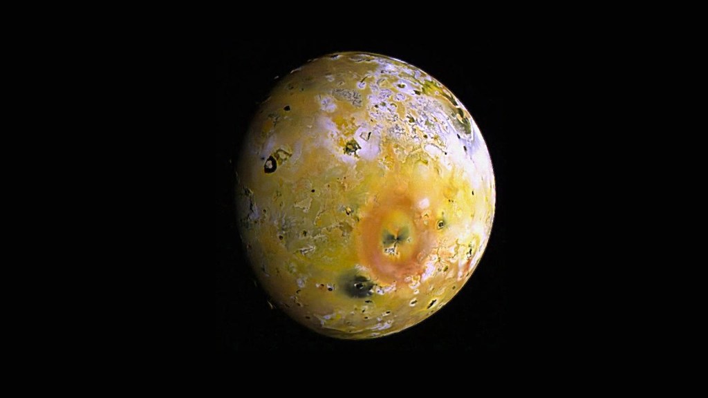 IO, Floating on lava or a big metal ball?