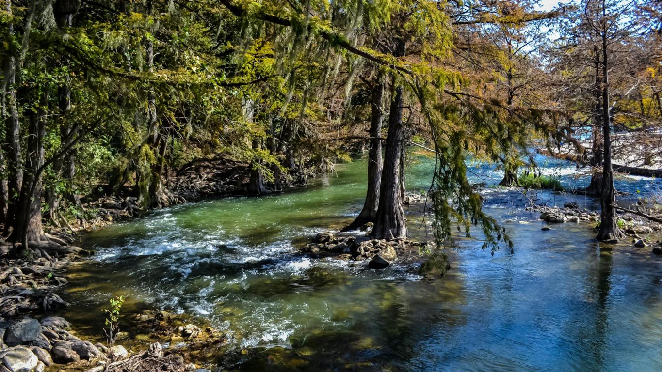 a beautiful flowing river